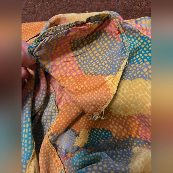 Vintage Men's Robert Stock Limited 100% Silk Shirt - Picture 6 of 9